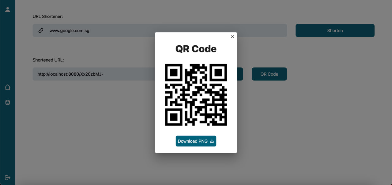 URL Shortener - QR Code