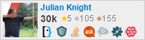 profile for Julian Knight on Stack Exchange, a network of free, community-driven Q&A sites