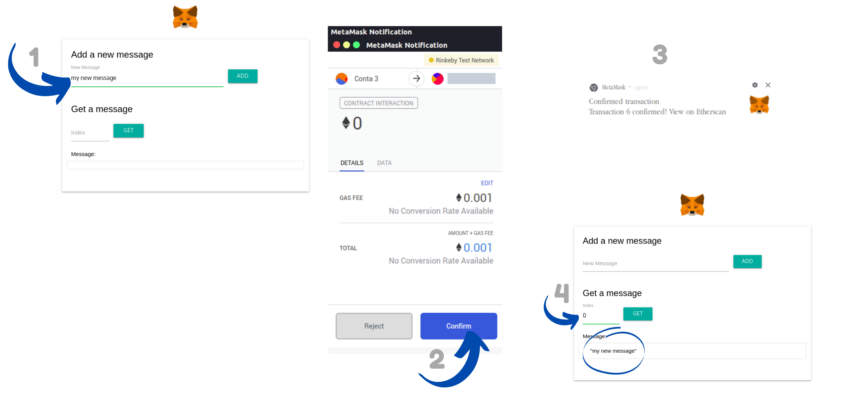 image of the process using the smart contract example