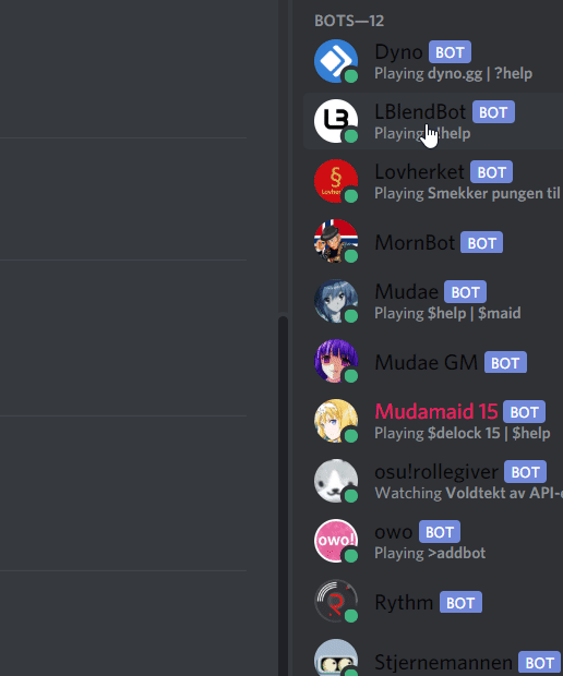 Slik åpner du DMs med bot