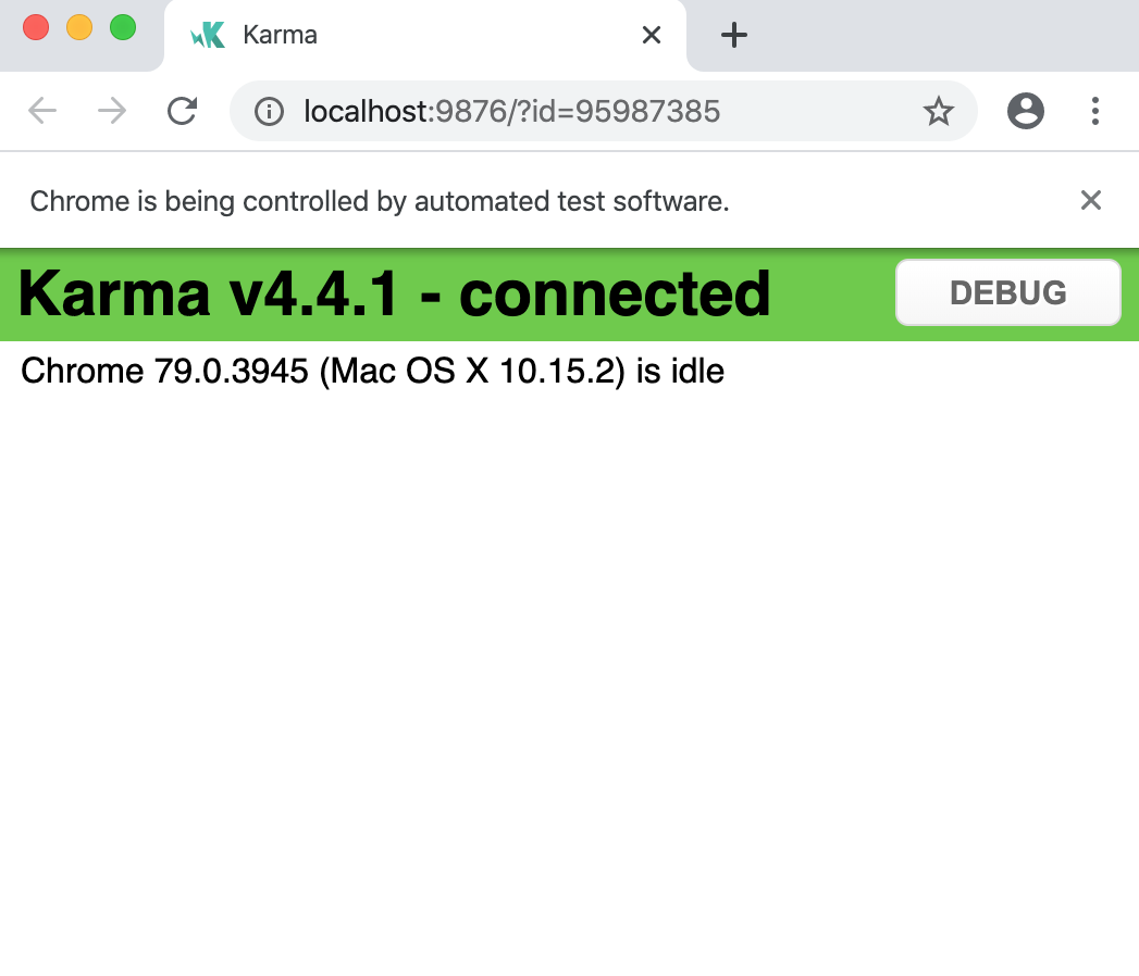 Karma Test Runner