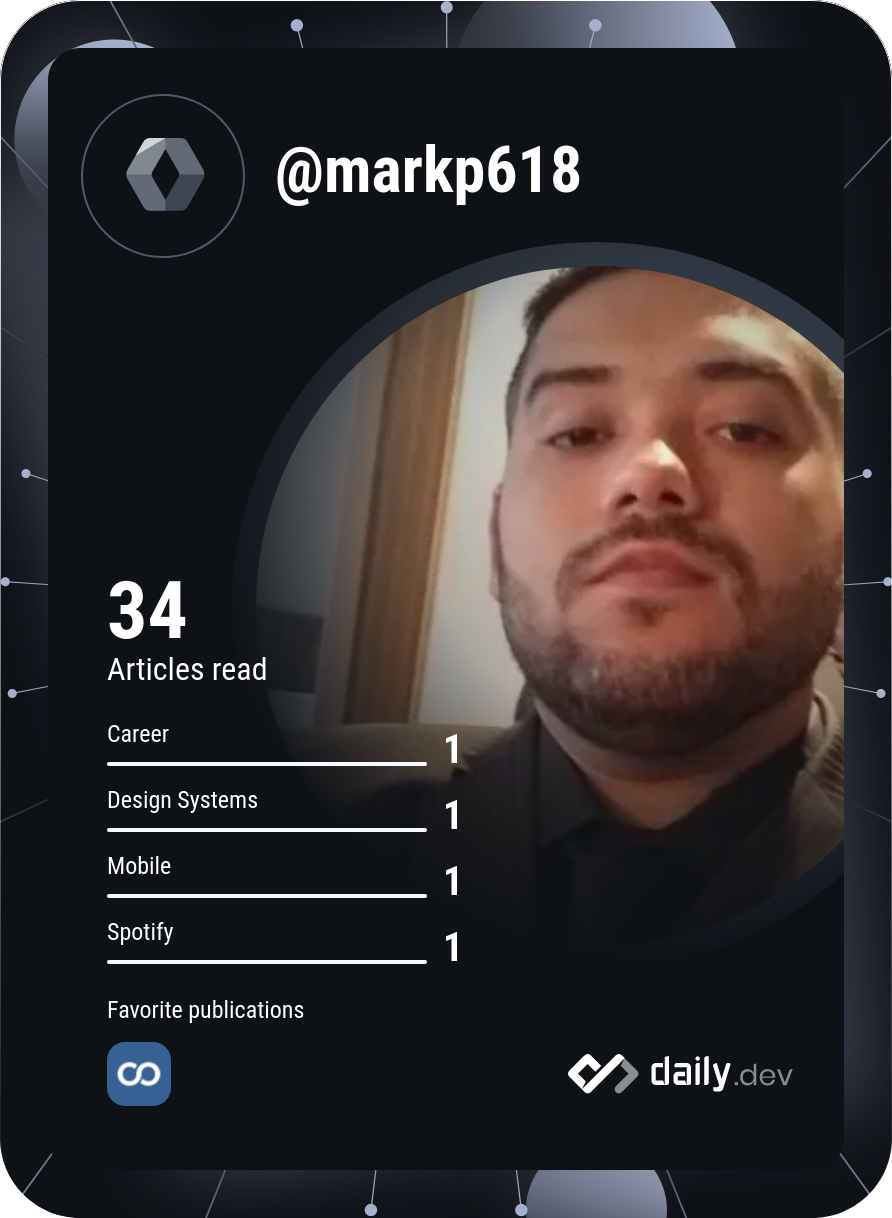 Mark's Dev Card