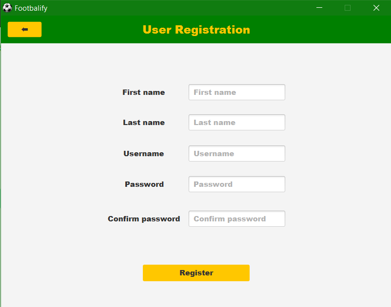 Register Page