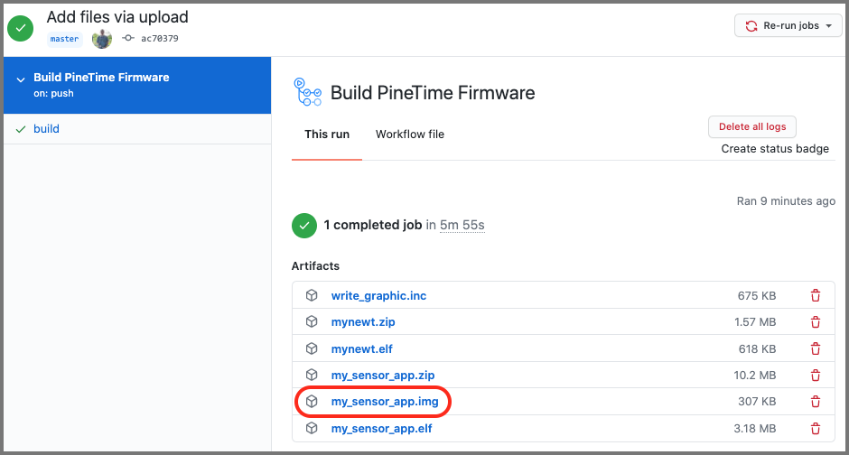 GitHub Actions Artifact