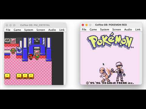 Coffee GB - netplay with Pokemon Red and Crystal