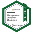 Management Customer Champion |November 2024