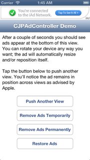 CJPAdController screenshot