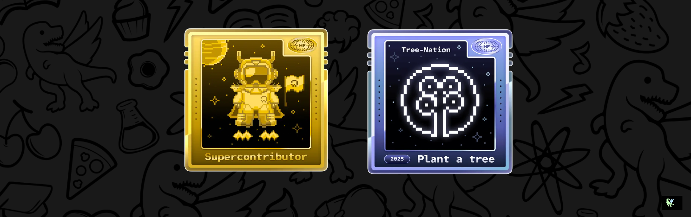 An image of @divaqueendev's Holopin badges, which is a link to view their full Holopin profile