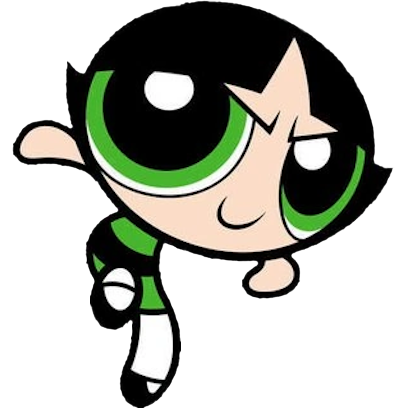 Image of Buttercup, from 1998's Powerpuff Girls