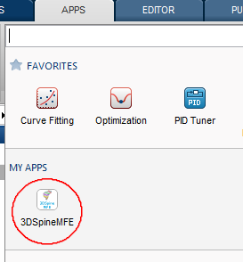 3DSpineMFE Matlab help