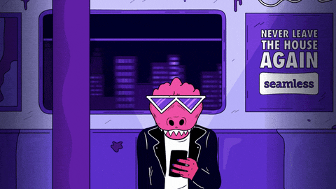 Cool crocodile riding the train