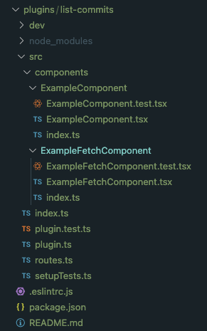 Folder structure