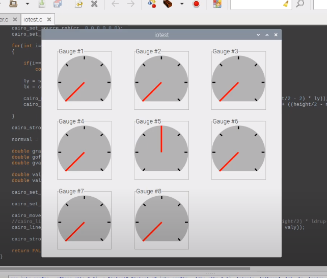 Monitoring GUI Test