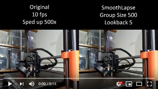 SmoothLapse Demo #2: Smooth 3d printed timelapses