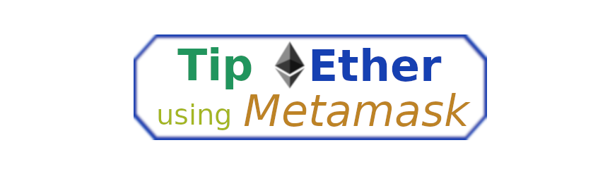 Metamask tip button