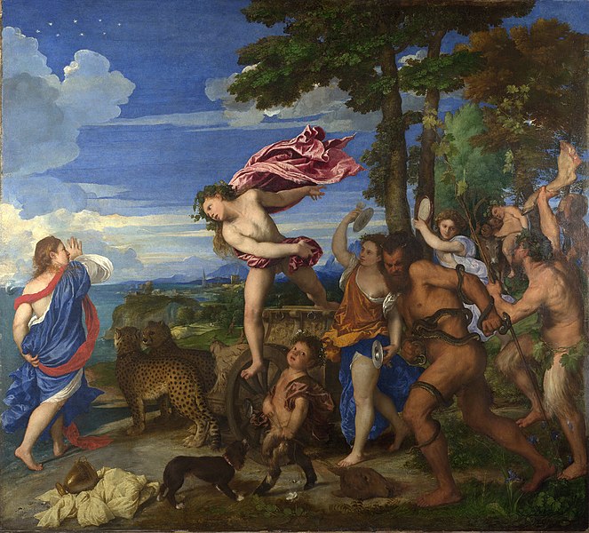 Titian, 1520-23, "Bacchus and Ariadne"