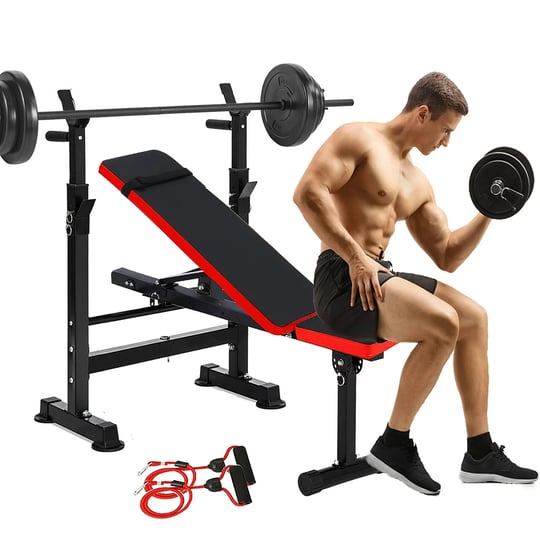 oppsdecor-folding-weight-bench-with-pairs-of-resistance-bands-adjustable-bench-press-max-load-330lbs-1