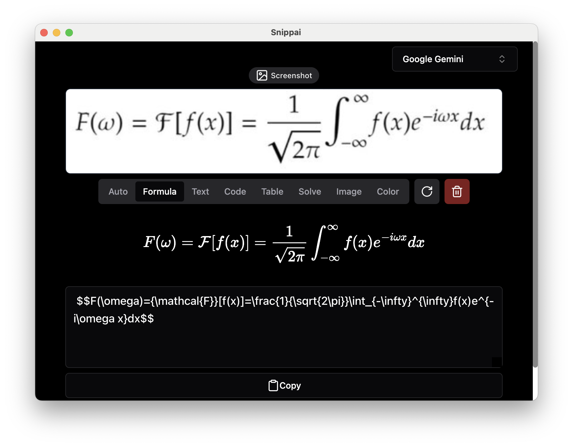 Snippai Formula