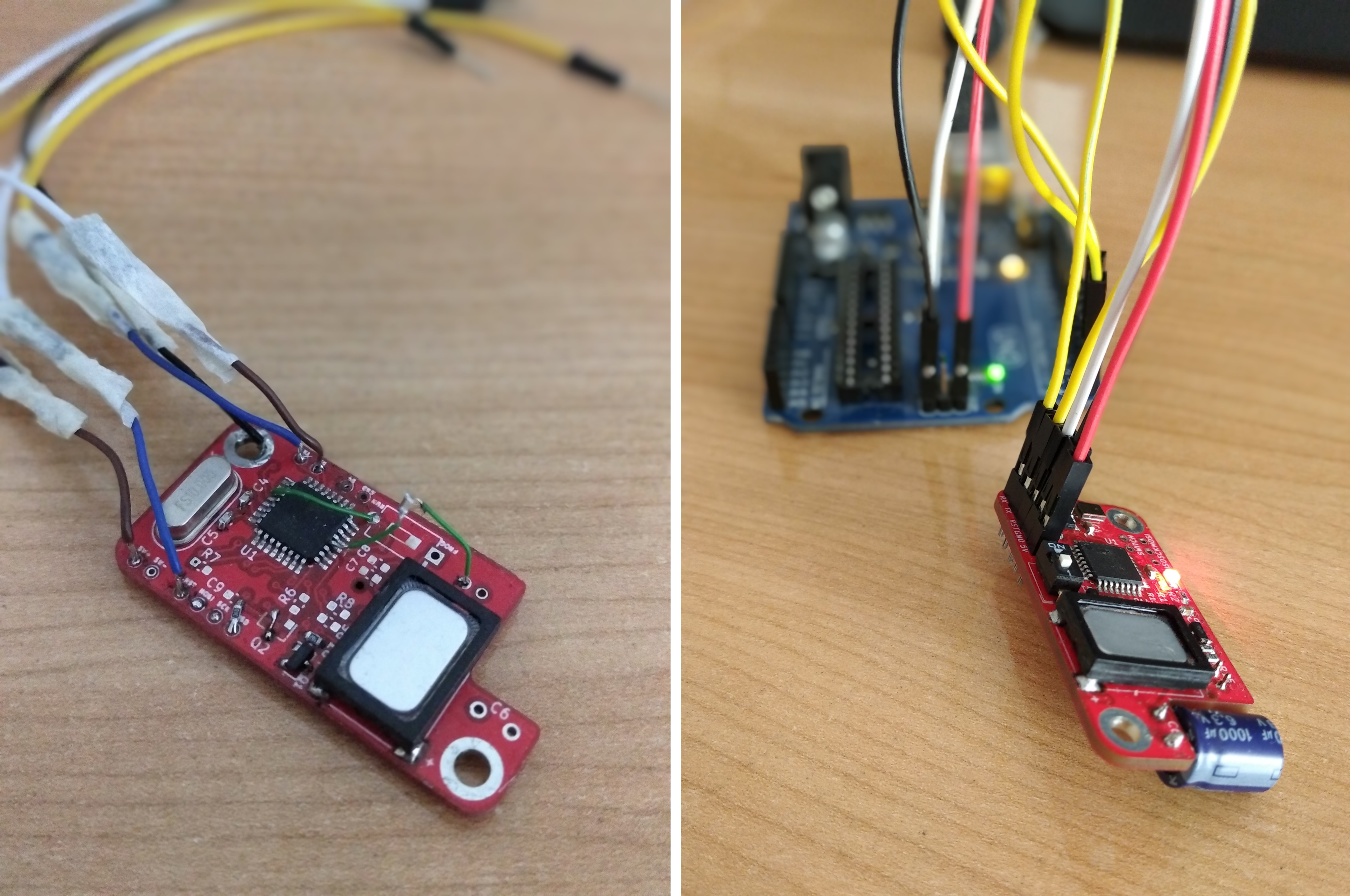 PCB v1.0 and v1.1