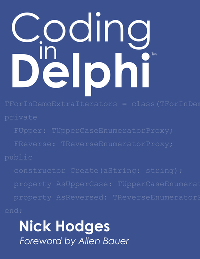 Coding In Delphi by Nick Hodges
