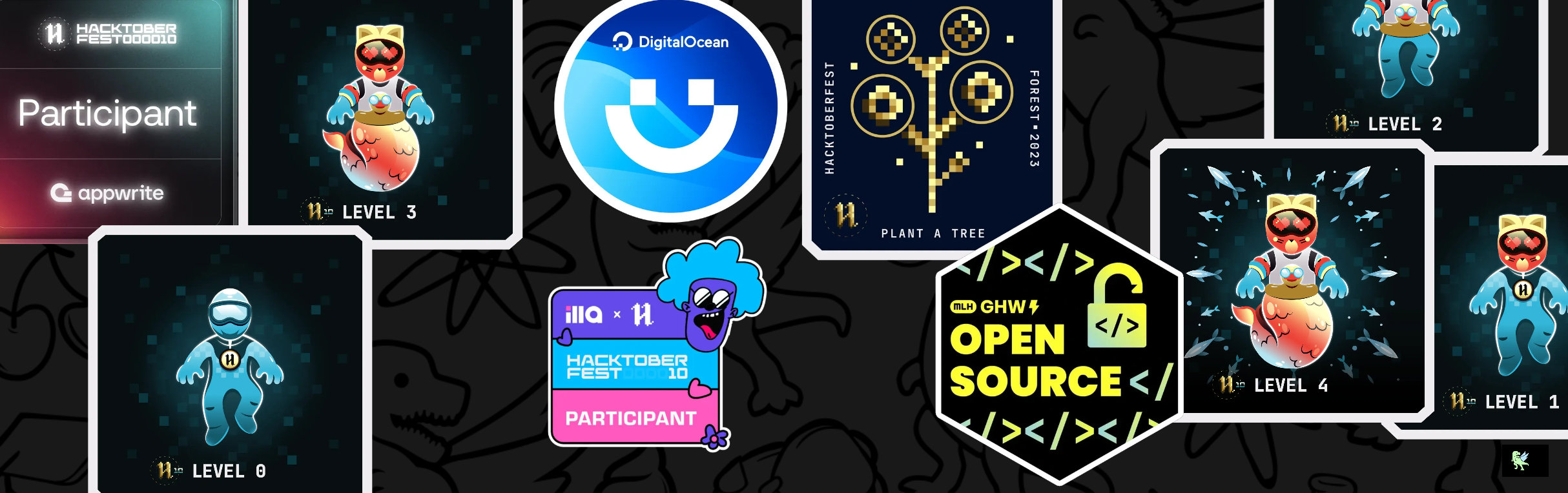 An image of @irohan4792's Holopin badges, which is a link to view their full Holopin profile