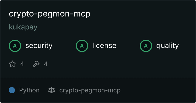 crypto-pegmon-mcp MCP server