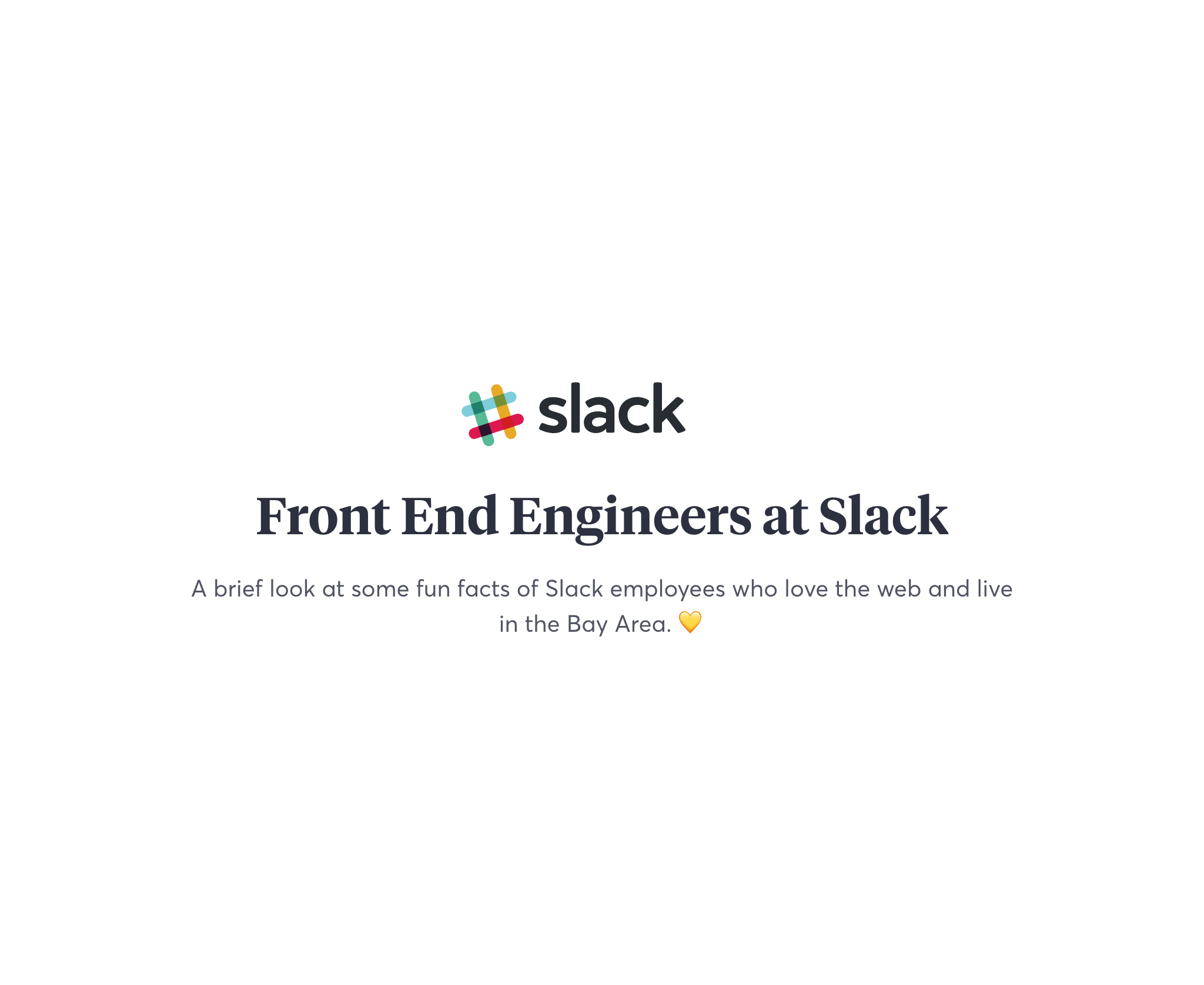 Slack FE Engineers