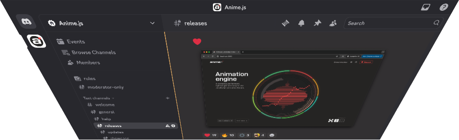 Anime.js Private Discord Server