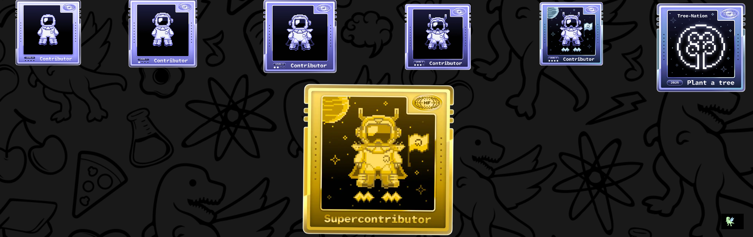 An image of @mithulcrafts's Holopin badges, which is a link to view their full Holopin profile