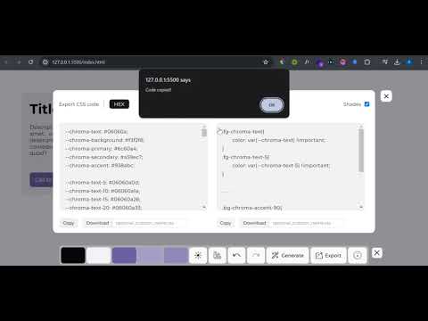 Chromafy Demo Video