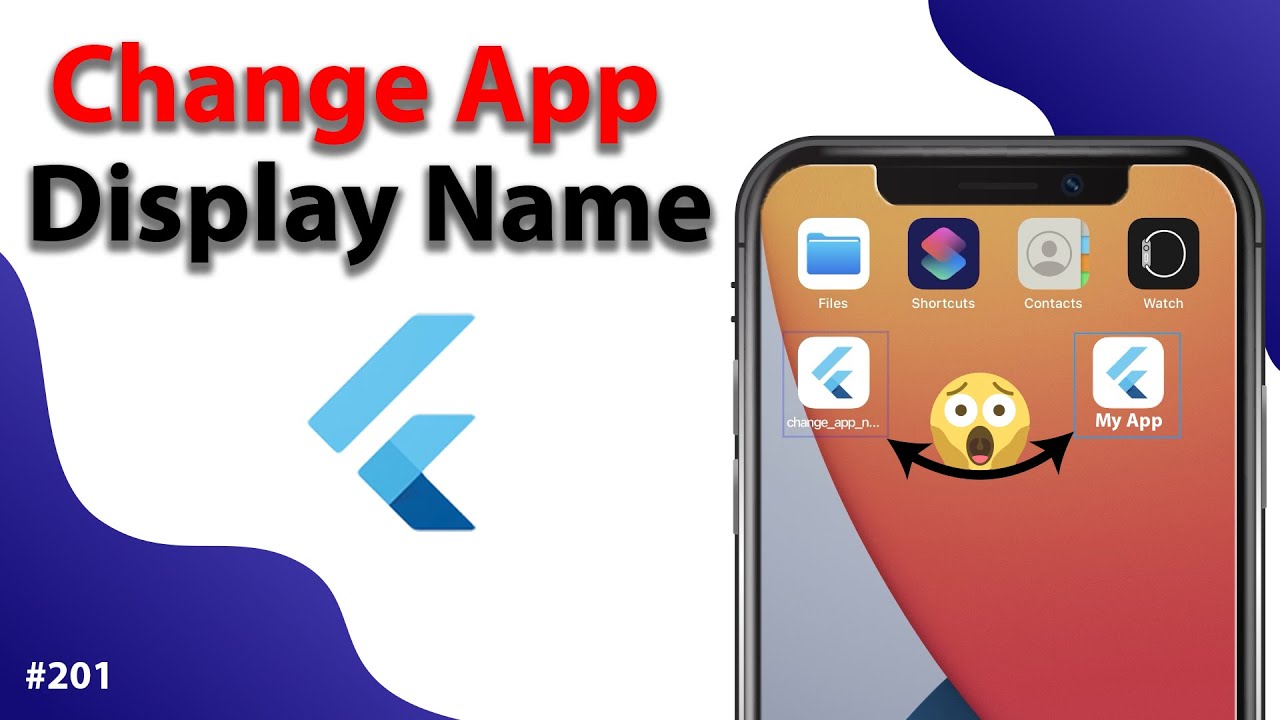 Flutter Tutorial - Change App Display Name YouTube video