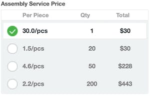 Assembly Costs