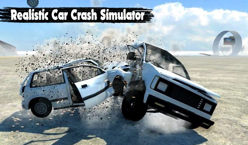 Image of two car crashing