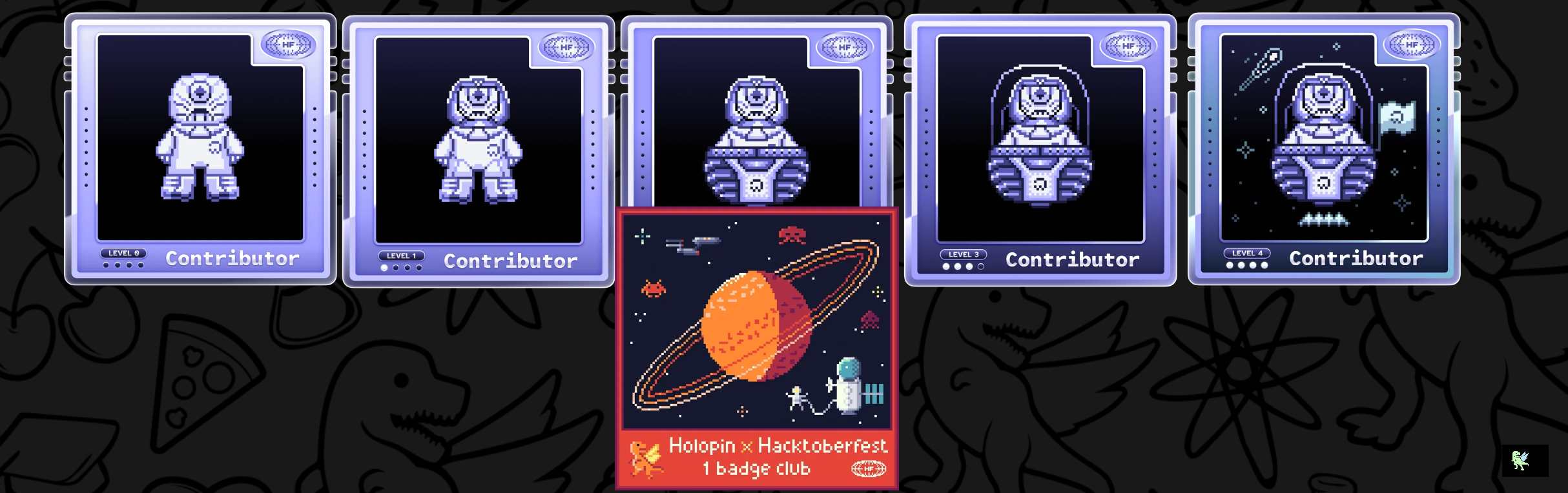An image of @cristianist's Holopin badges, which is a link to view their full Holopin profile