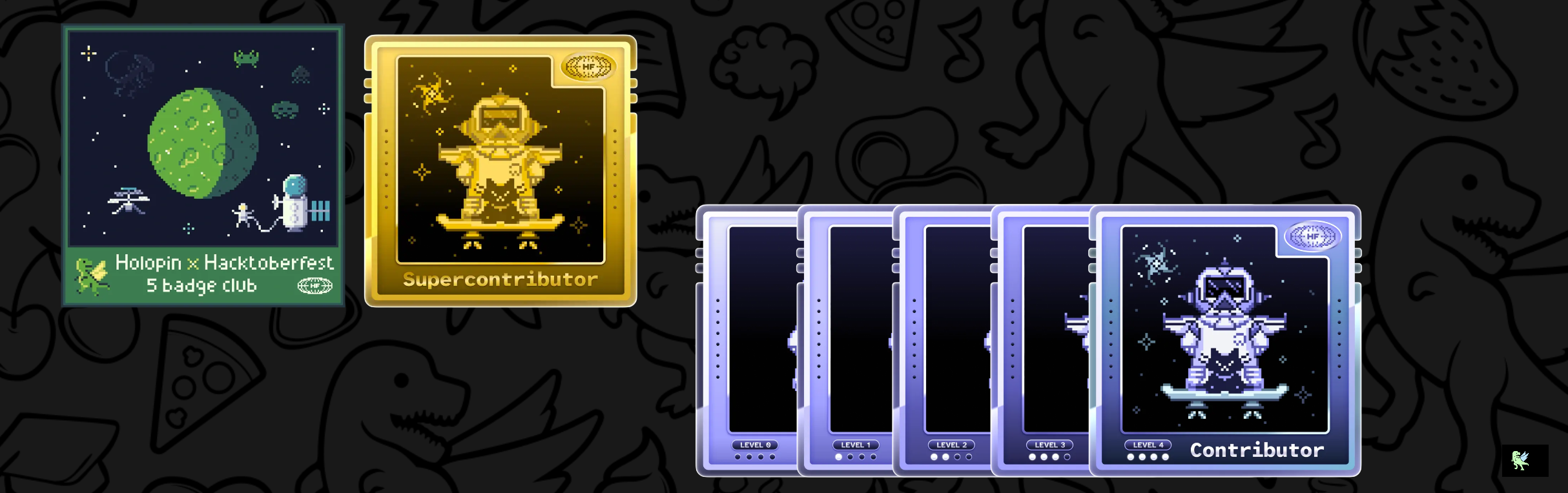 @andybeas's Holopin board