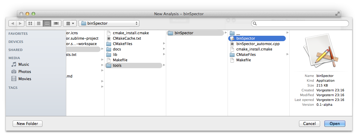 open Binary/Project