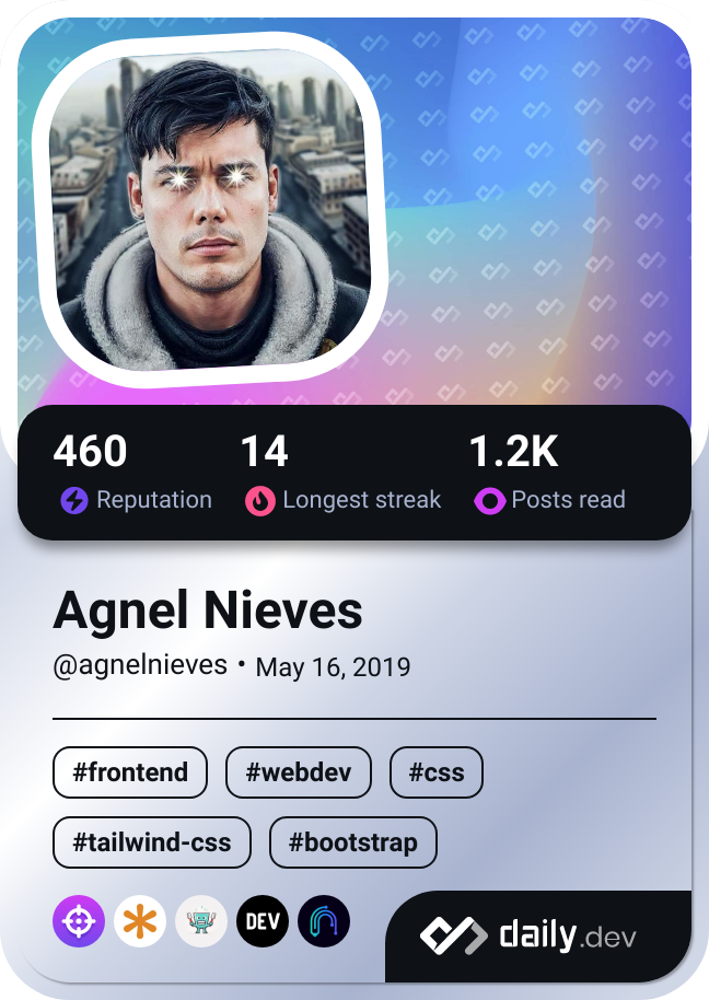 Agnel Nieves's Dev Card