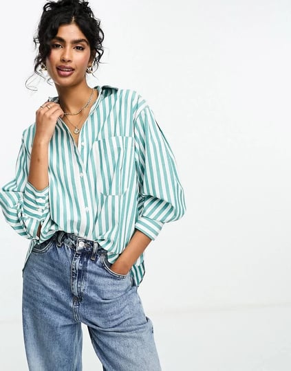asos-design-stripe-oxford-button-up-shirt-in-green-multi-1