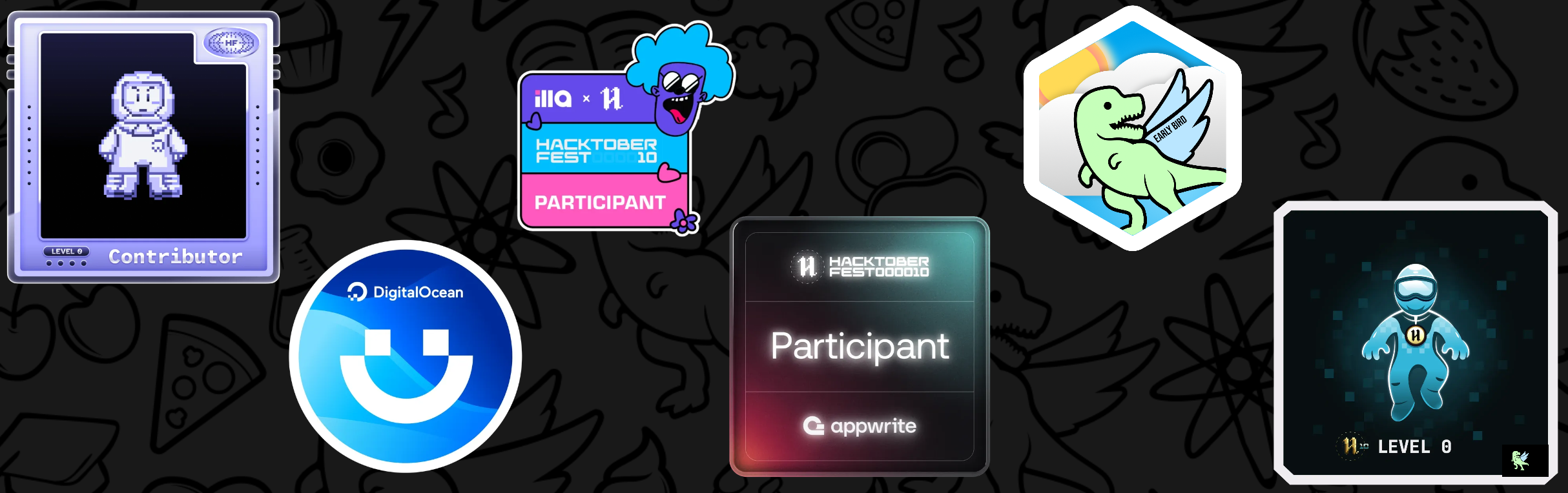 An image of @ankushchhabra02's Holopin badges, which is a link to view their full Holopin profile