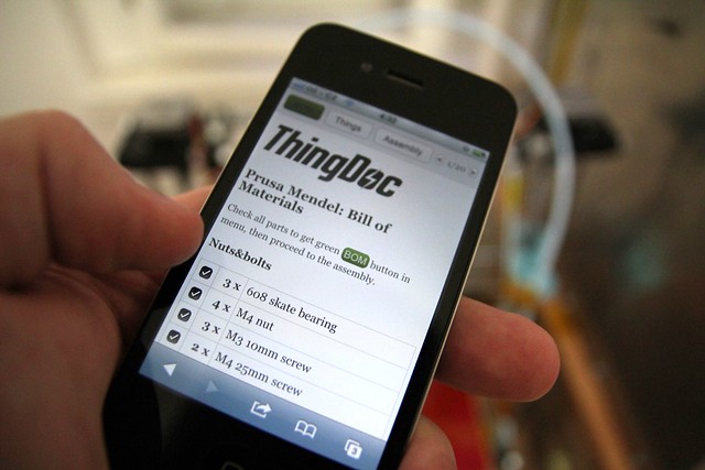 thingdoc output on iPhone 4