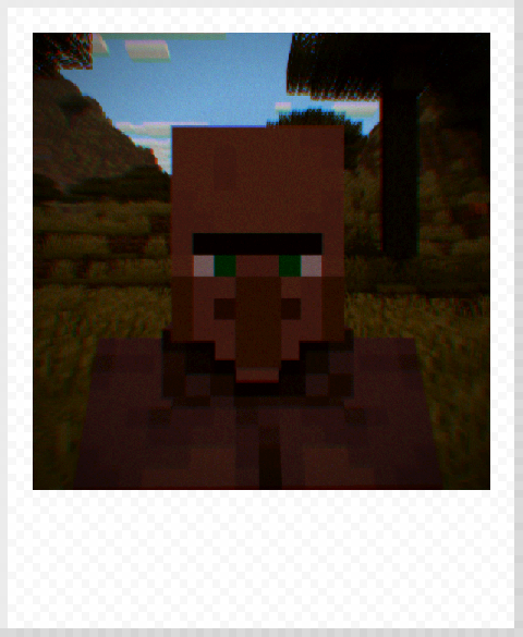 Villager with exposure 0