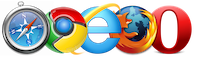 Major browsers