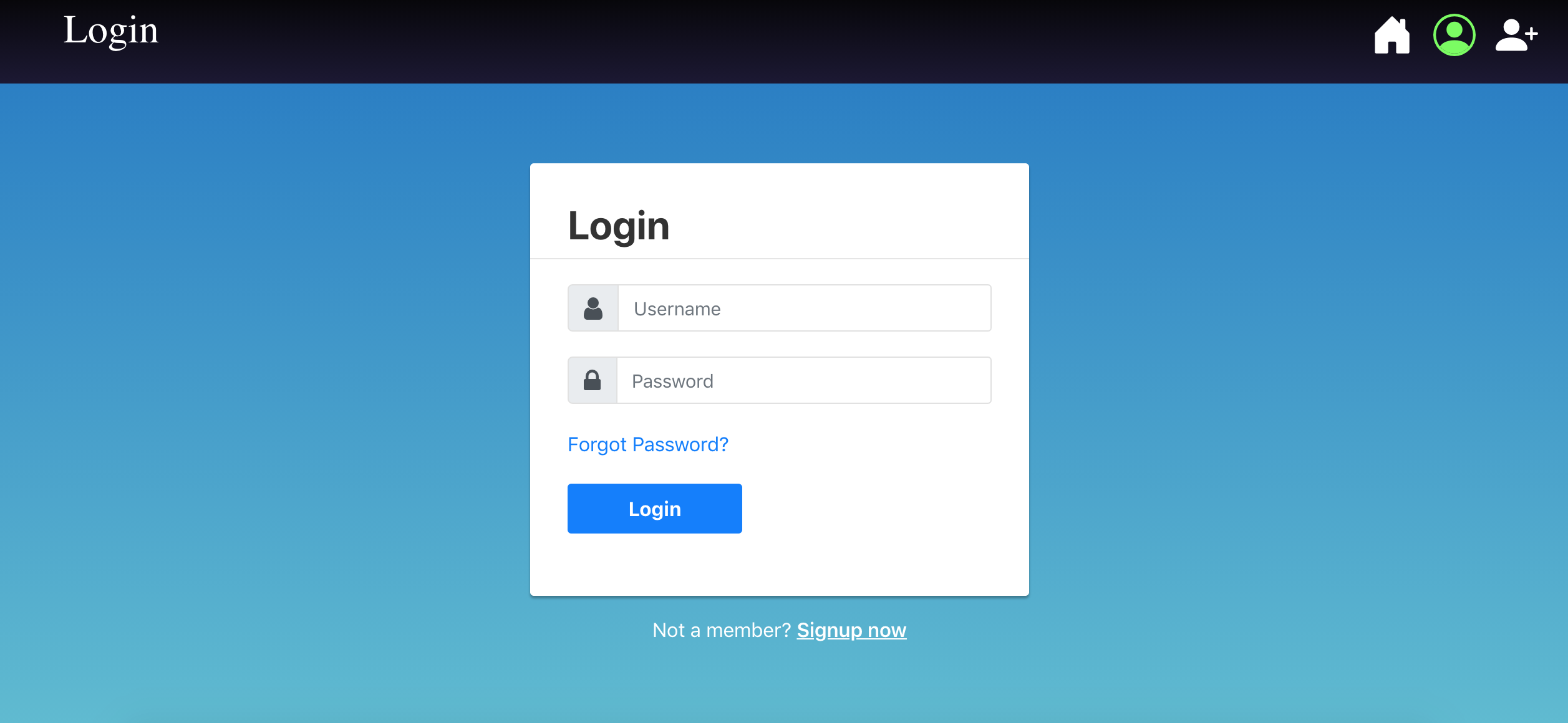 Login