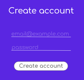 Create account