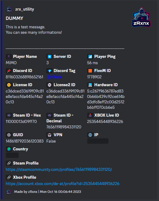 Discord Log