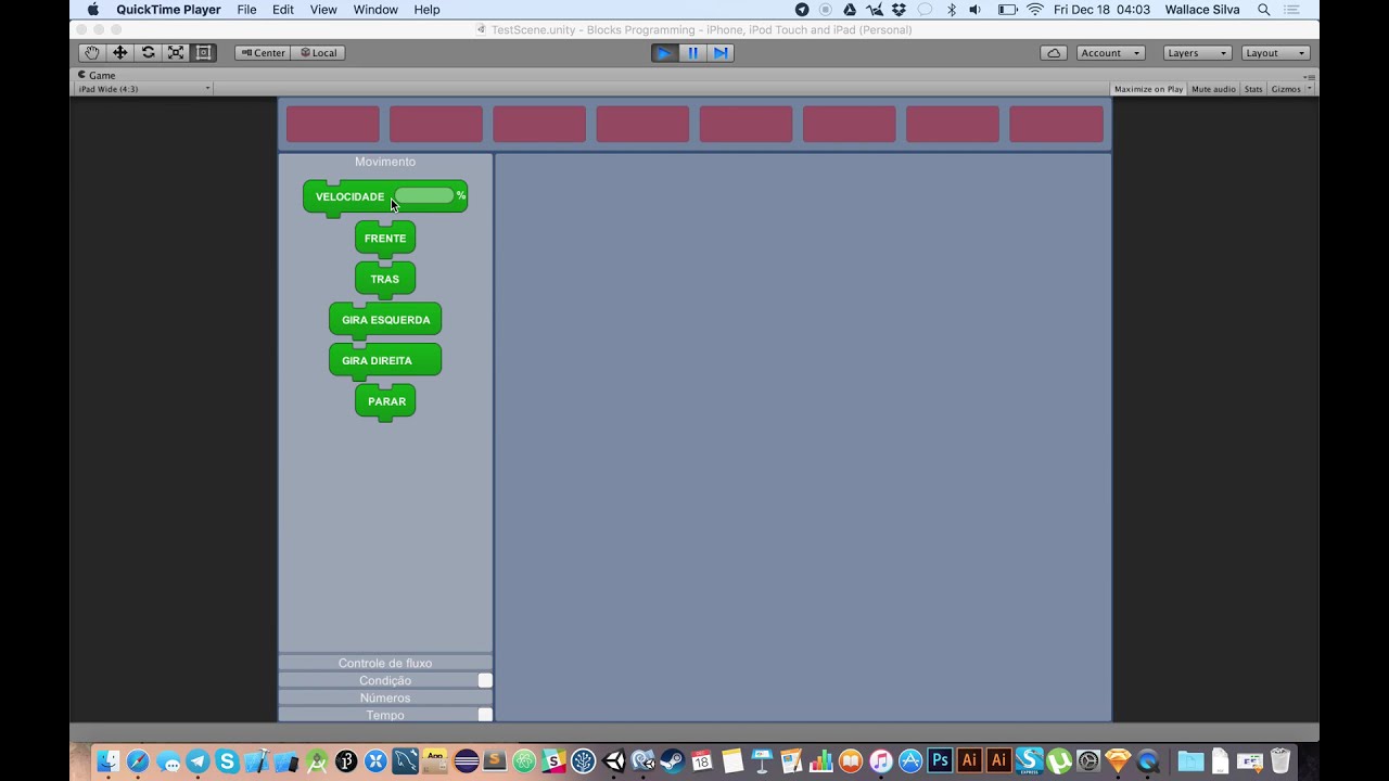 Blocks Programming Unity3D