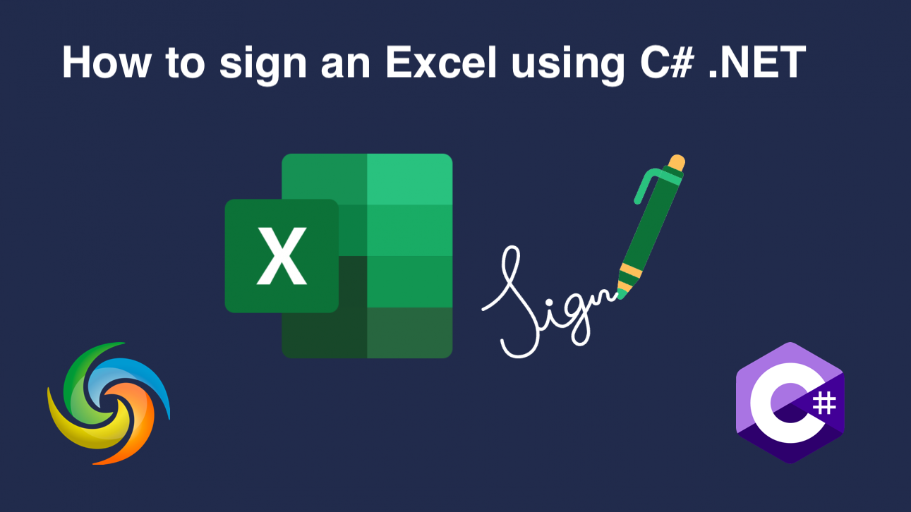 digital signature in excel