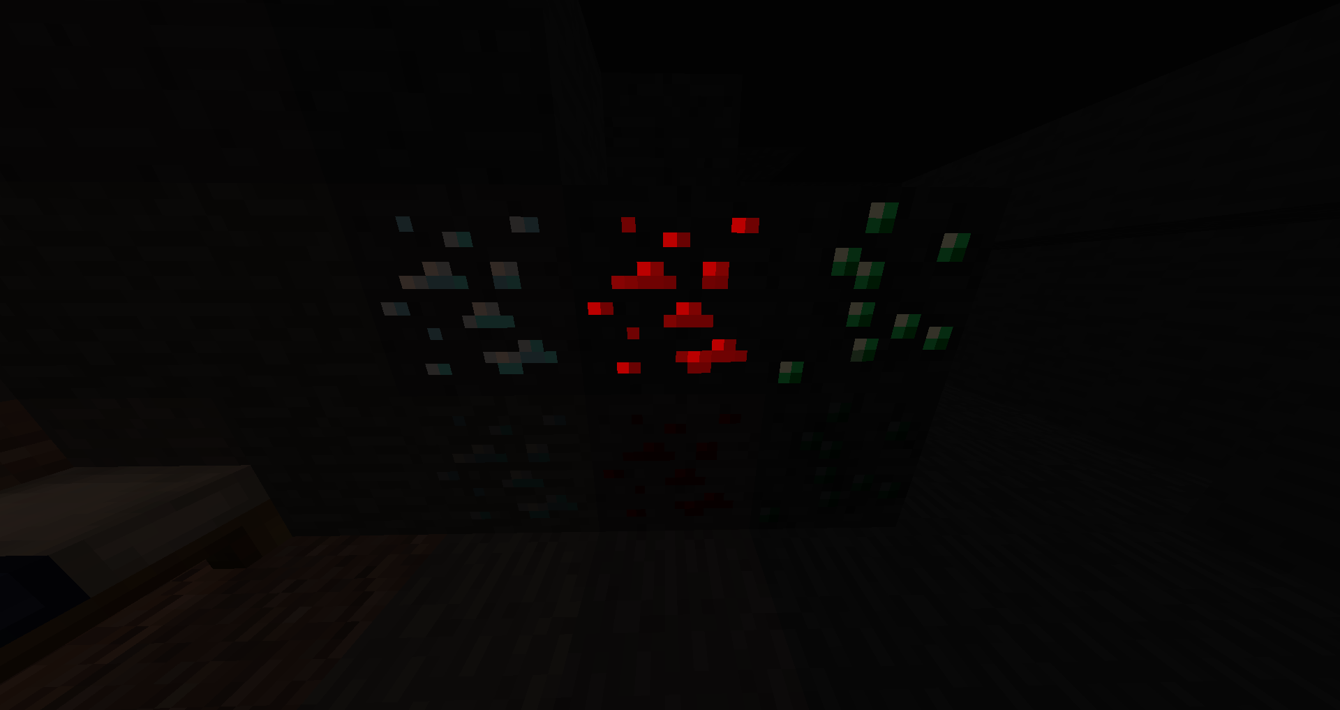 Vanilla ores at the top, OSV ores at the bottom.