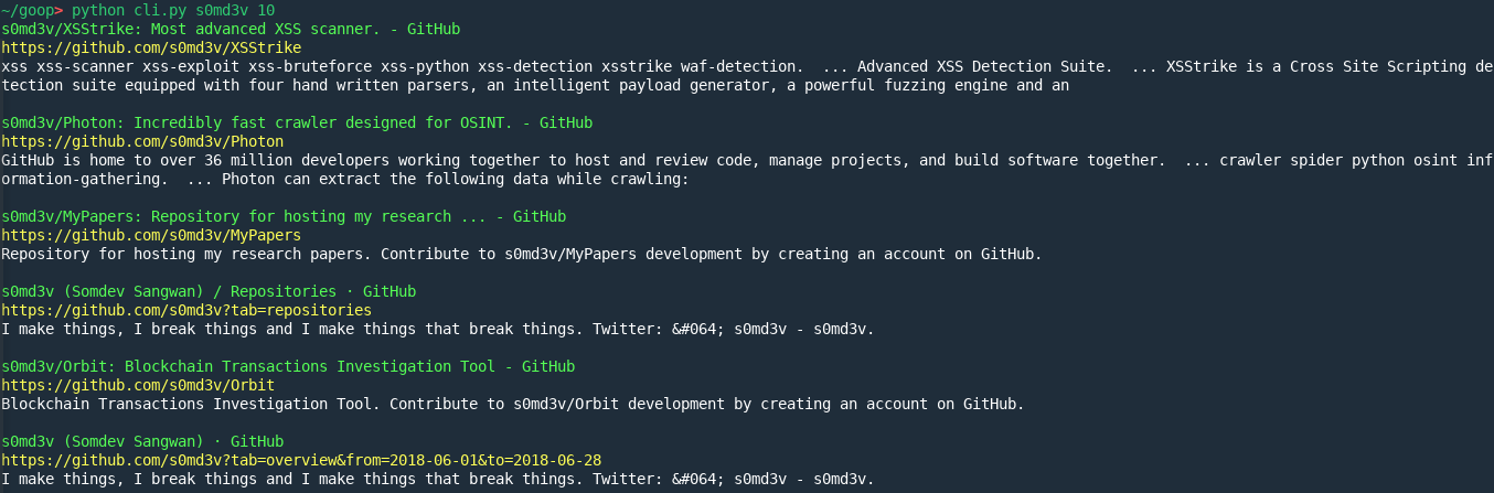 goop-cli